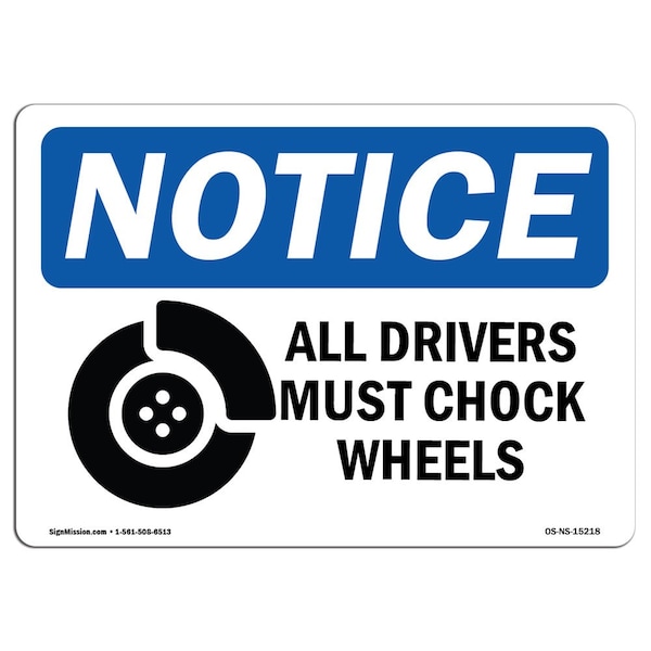 OSHA Notice, 3.5" Width, Decal, 3.5" W, 5" L, Landscape, PK10, OS-NS-D-35-L-15218-10PK